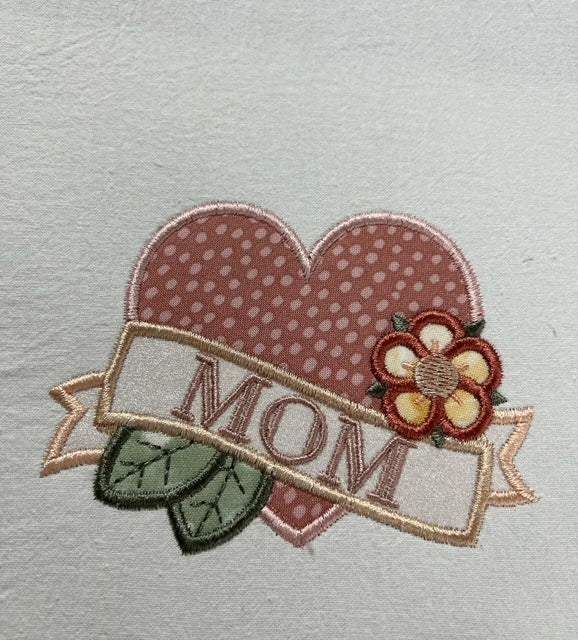 Mother's Day Embroidered Towel