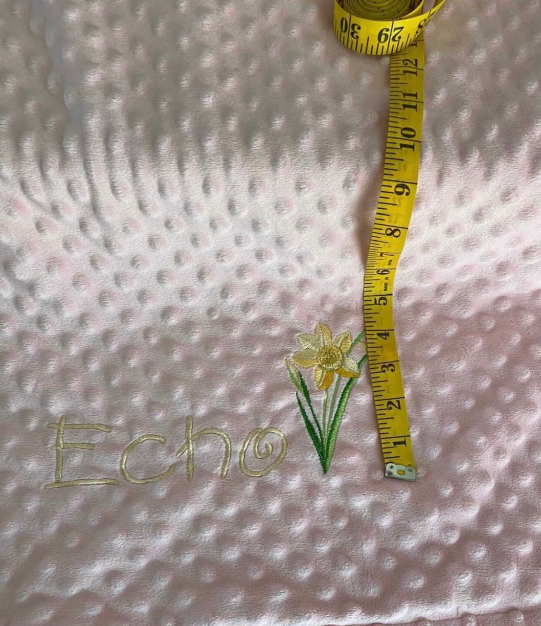 Embroidered Snuggle Blanket