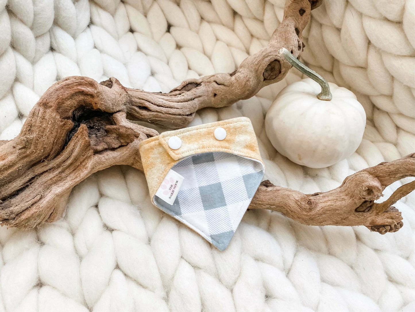 Mellow Yellow Grey Snuggle Plaid